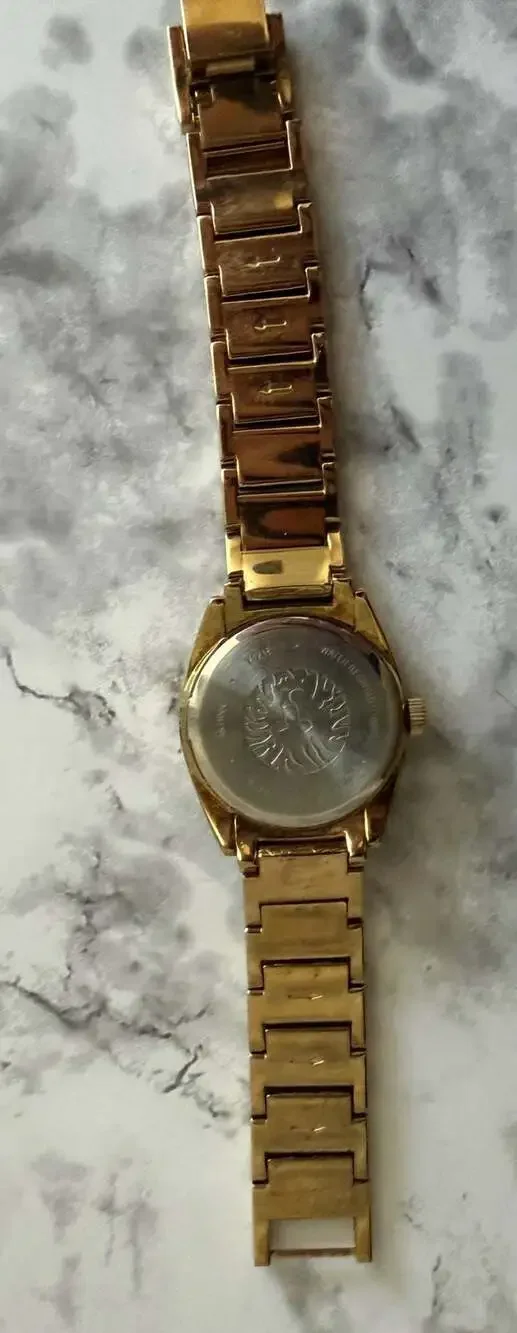 Anne Klein Gold-Tone Link Bracelet Analog Watch